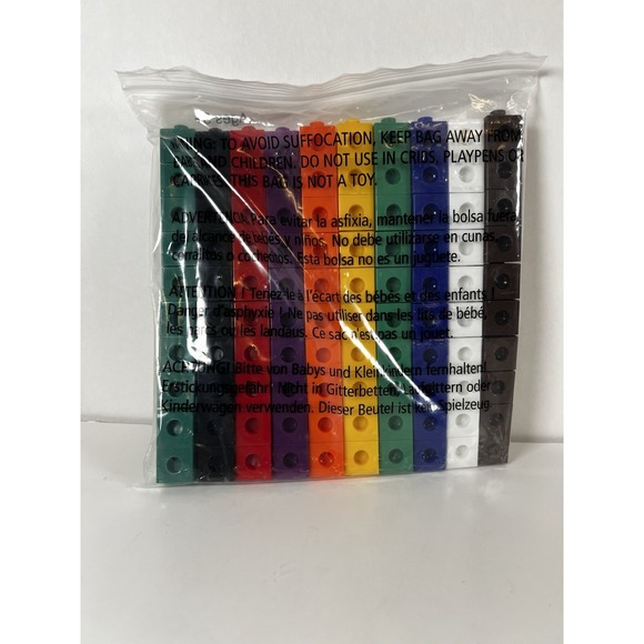 hand2mind Snap Cubes Linking Math Manipulatives Color STEM Blocks - Picture 2 of 2